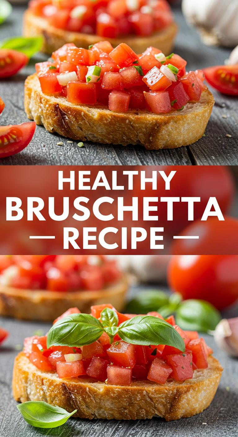 Healthy Bruschetta Recipe Healthy Bruschetta Recipe