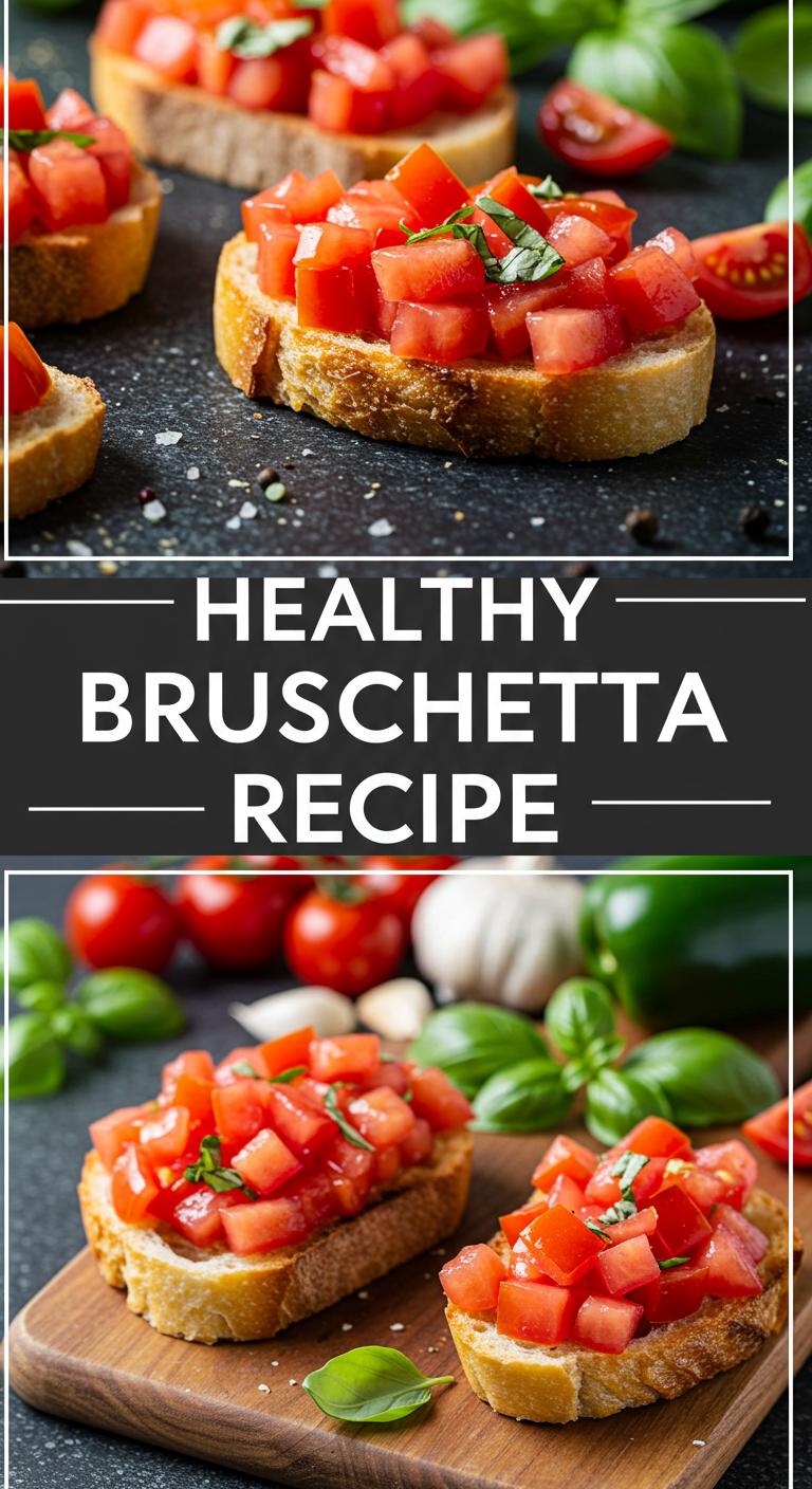 Healthy Bruschetta Recipe Healthy Bruschetta Recipe