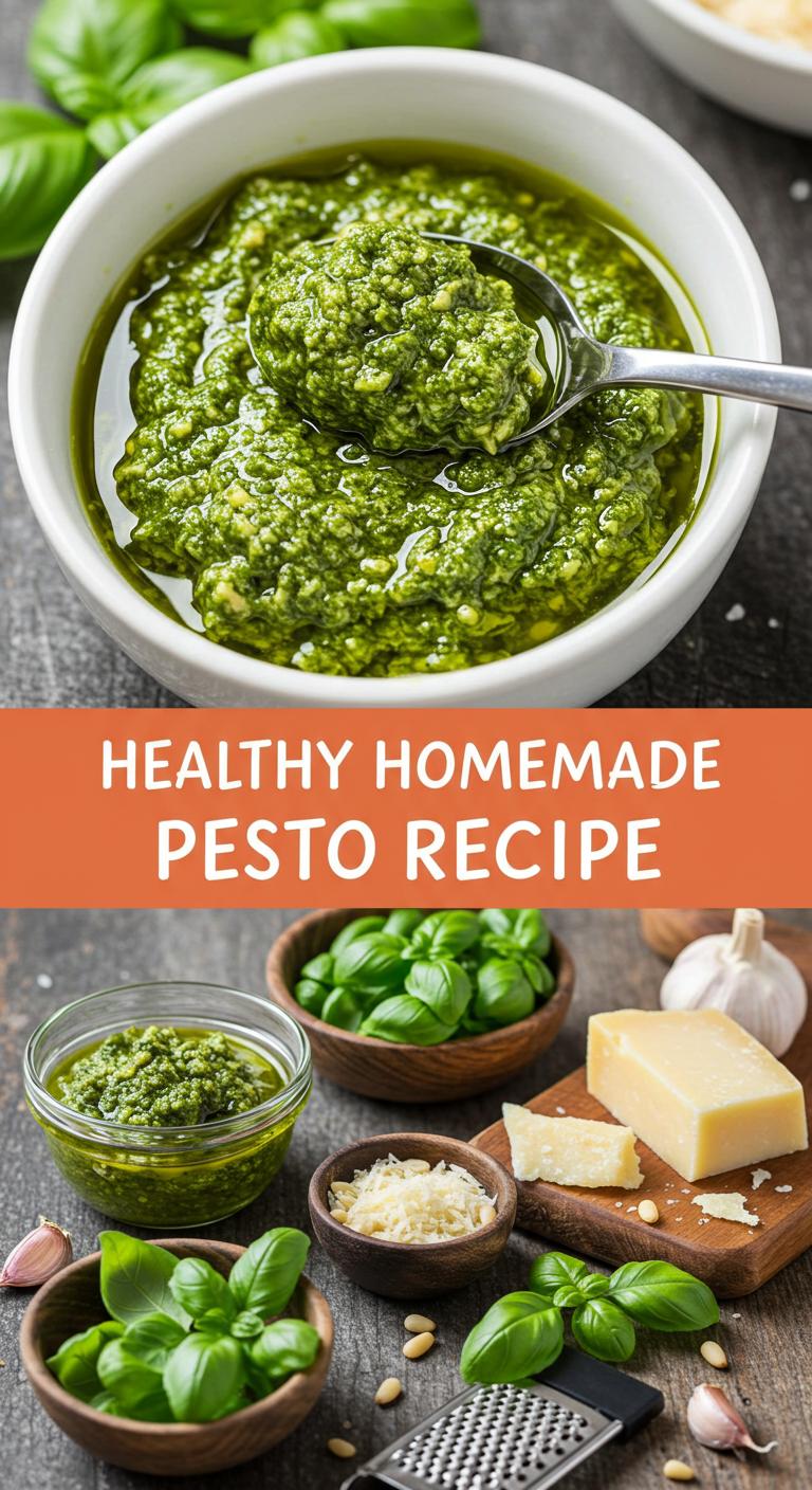 Healthy Homemade Pesto Recipe