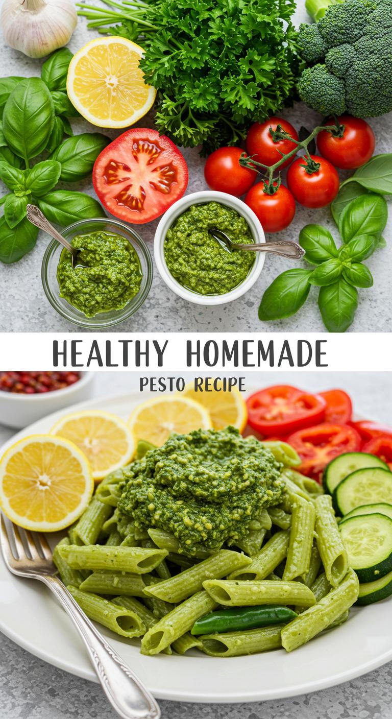 Healthy Homemade Pesto Recipe