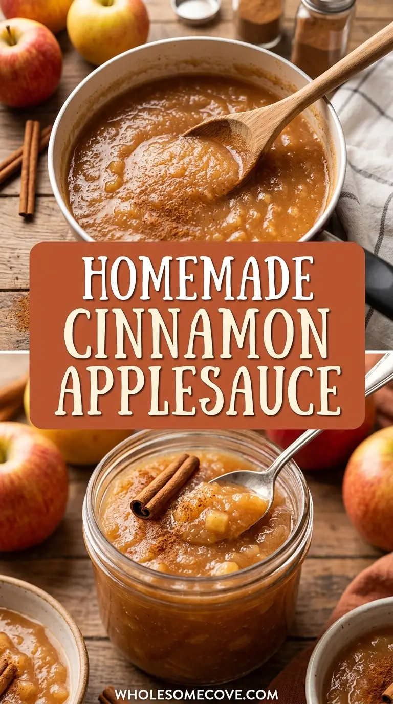 Homemade Cinnamon Applesauce Recipe