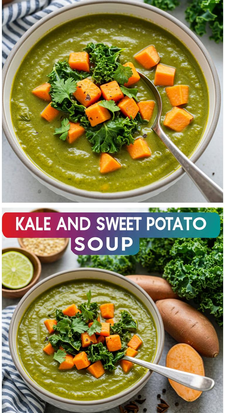 Kale and Sweet Potato Soup Recipe