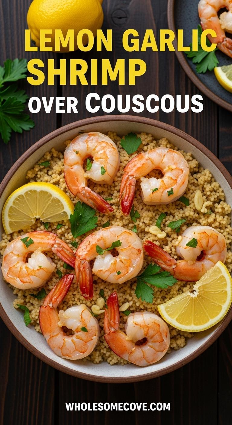 Lemon Garlic Shrimp over Couscous Recipe Lemon Garlic Shrimp over Couscous Recipe