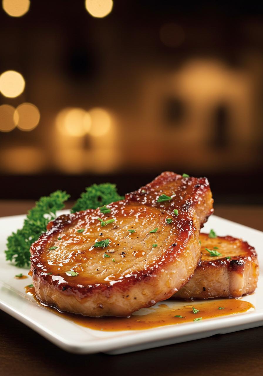 Maple Glazed Pork Chops Maple Glazed Pork Chops