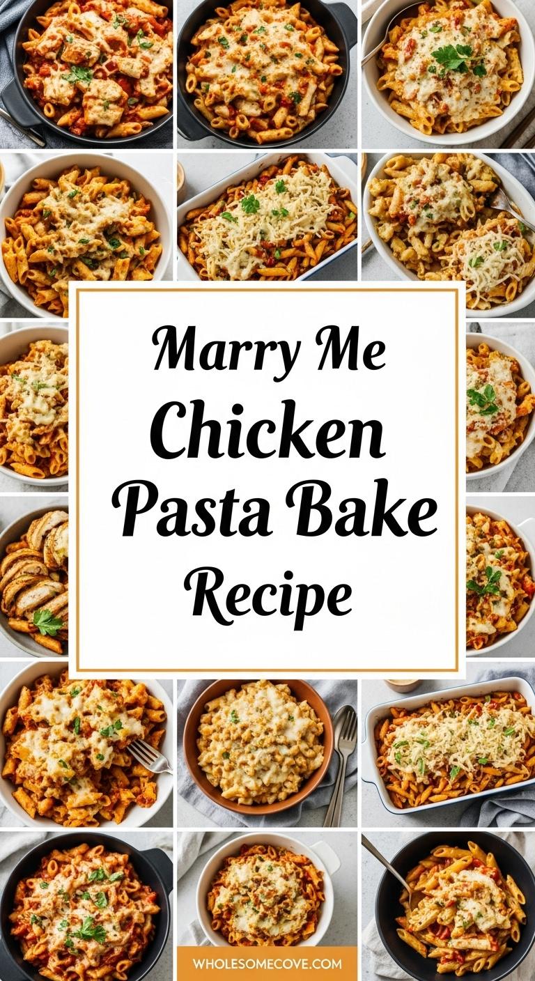 Marry Me Chicken Pasta Bake Recipe – A Cozy Fall & Winter Favorite Marry Me Chicken Pasta Bake Recipe – A Cozy Fall & Winter Favorite