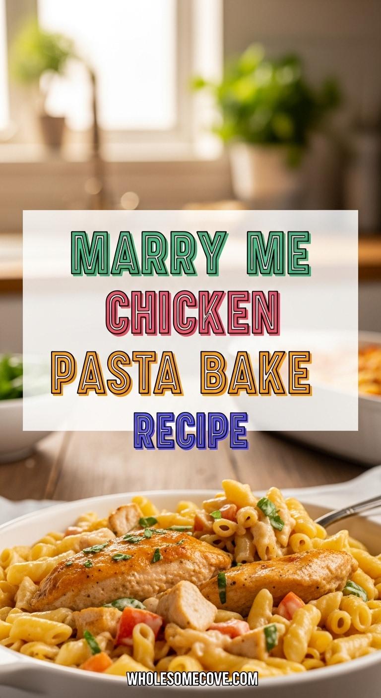 Marry Me Chicken Pasta Bake Recipe – The Best Cheesy Chicken Bake Marry Me Chicken Pasta Bake Recipe – The Best Cheesy Chicken Bake