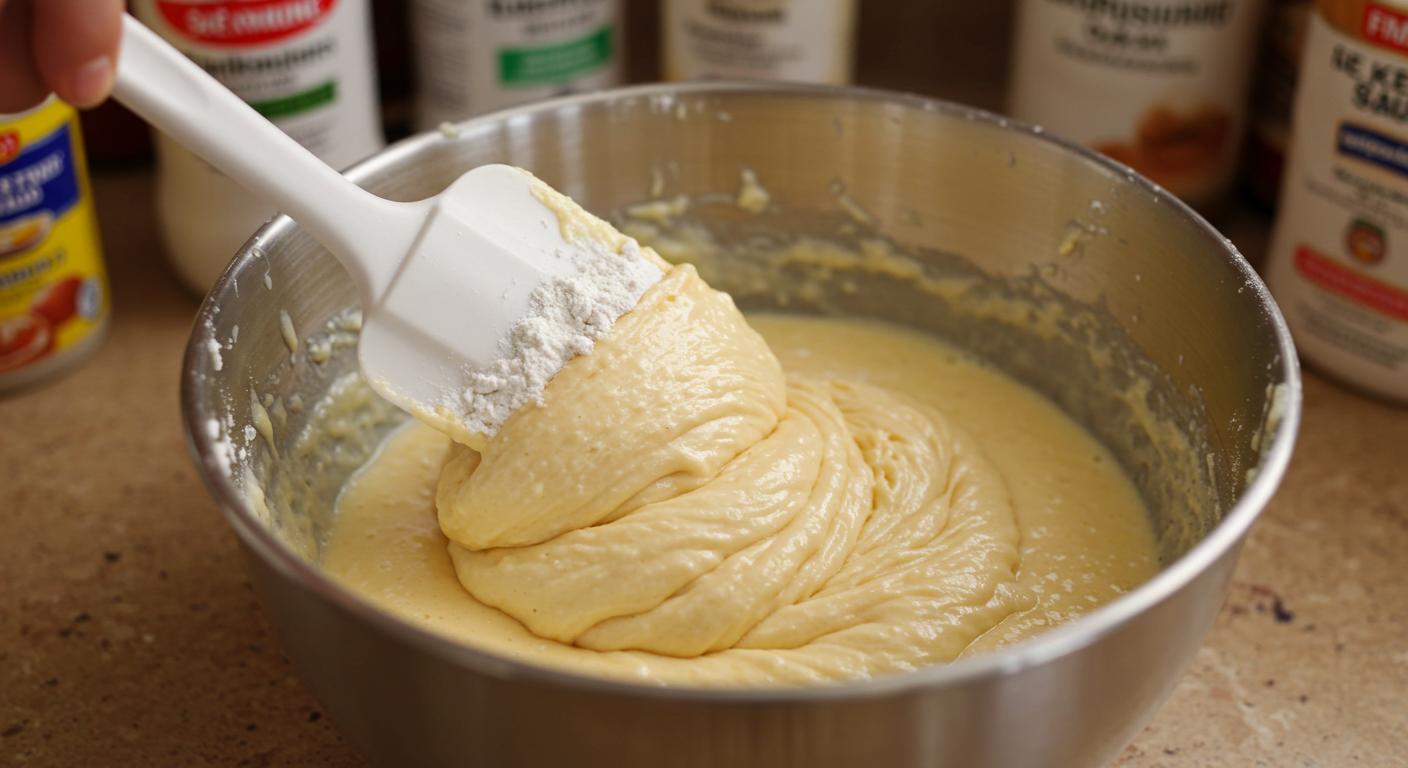 Mix Wet and Dry Ingredients Mix Wet and Dry Ingredients
