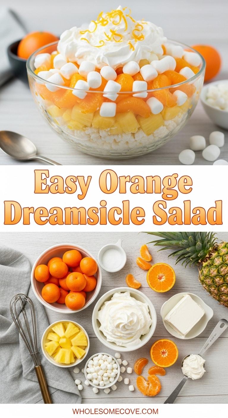 Orange Dreamsicle Salad Recipe – Simple Summer Sweet Orange Dreamsicle Salad Recipe – Simple Summer Sweet