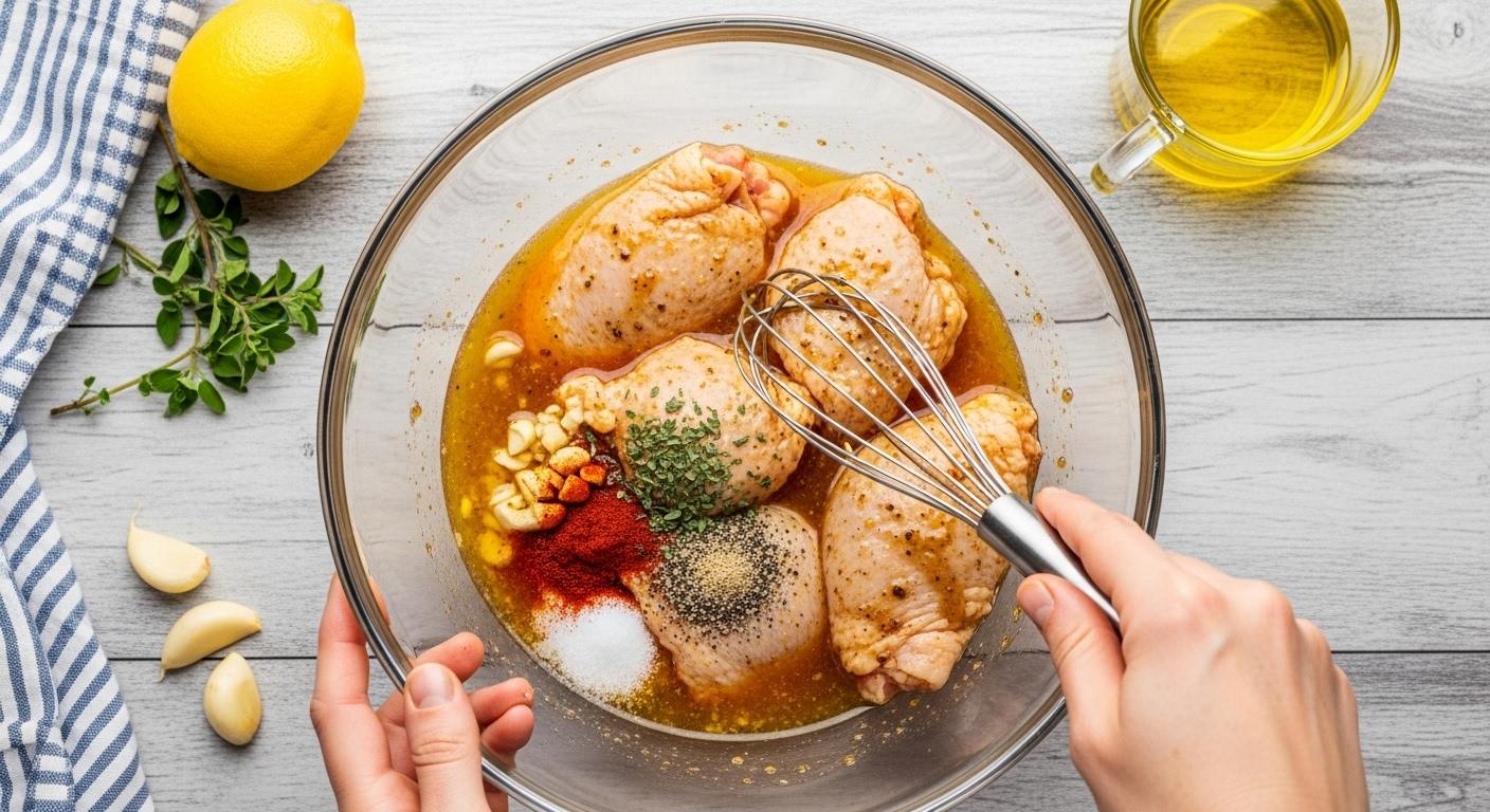 Prepare the Chicken Marinade Prepare the Chicken Marinade