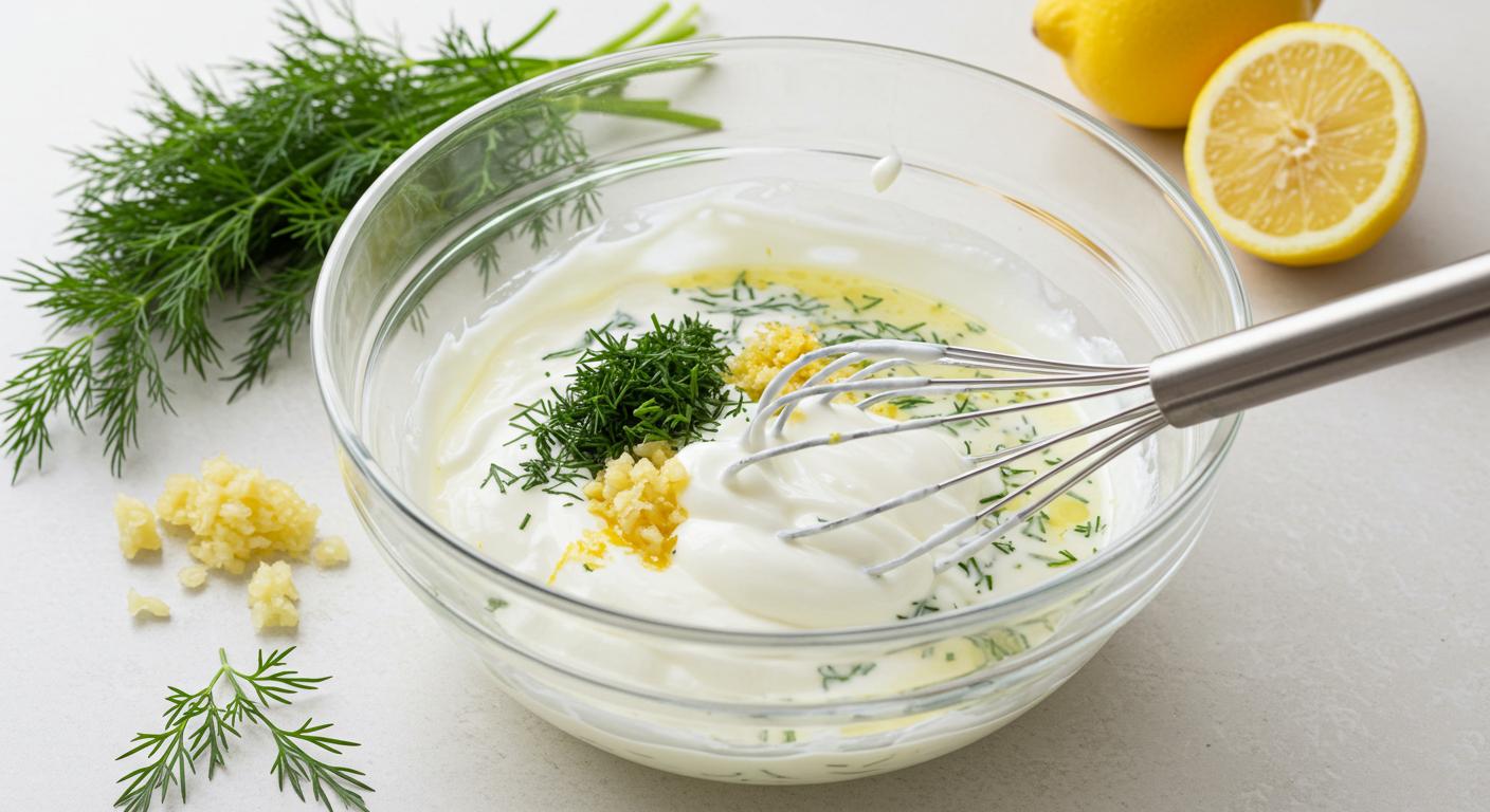 Prepare the Dill Sauce Prepare the Dill Sauce