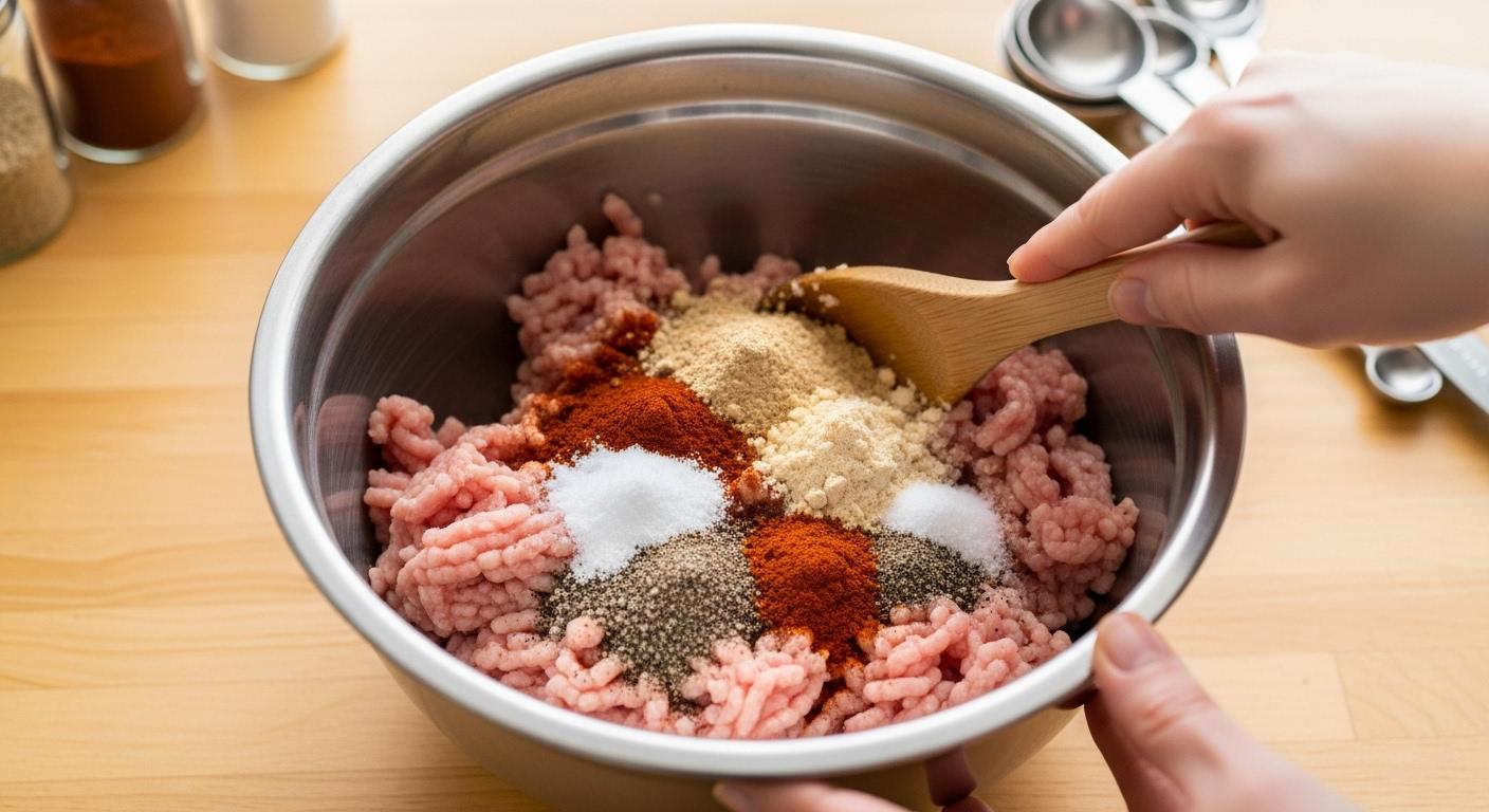 Prepare the Turkey Patties Prepare the Turkey Patties