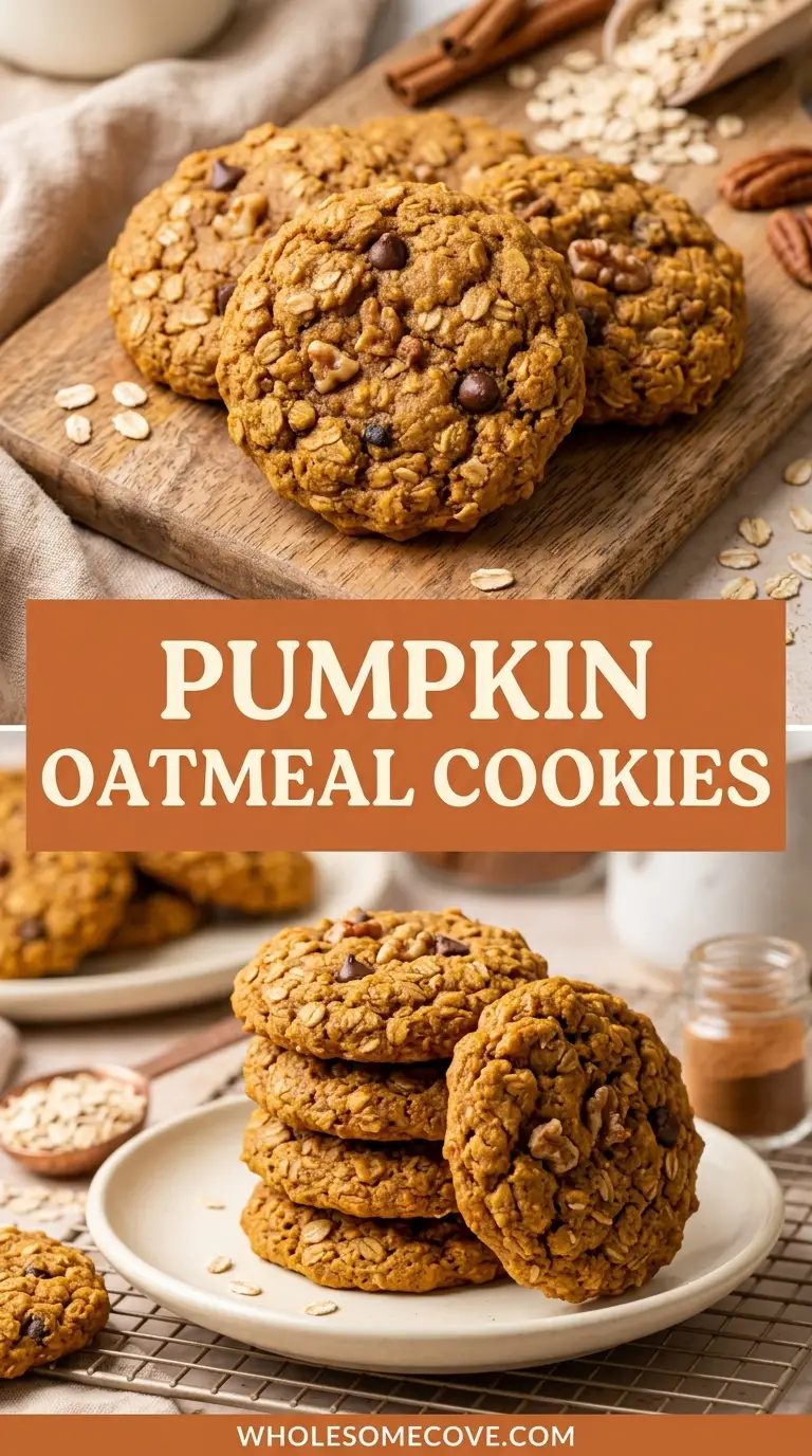 Pumpkin Oatmeal Cookies Recipe