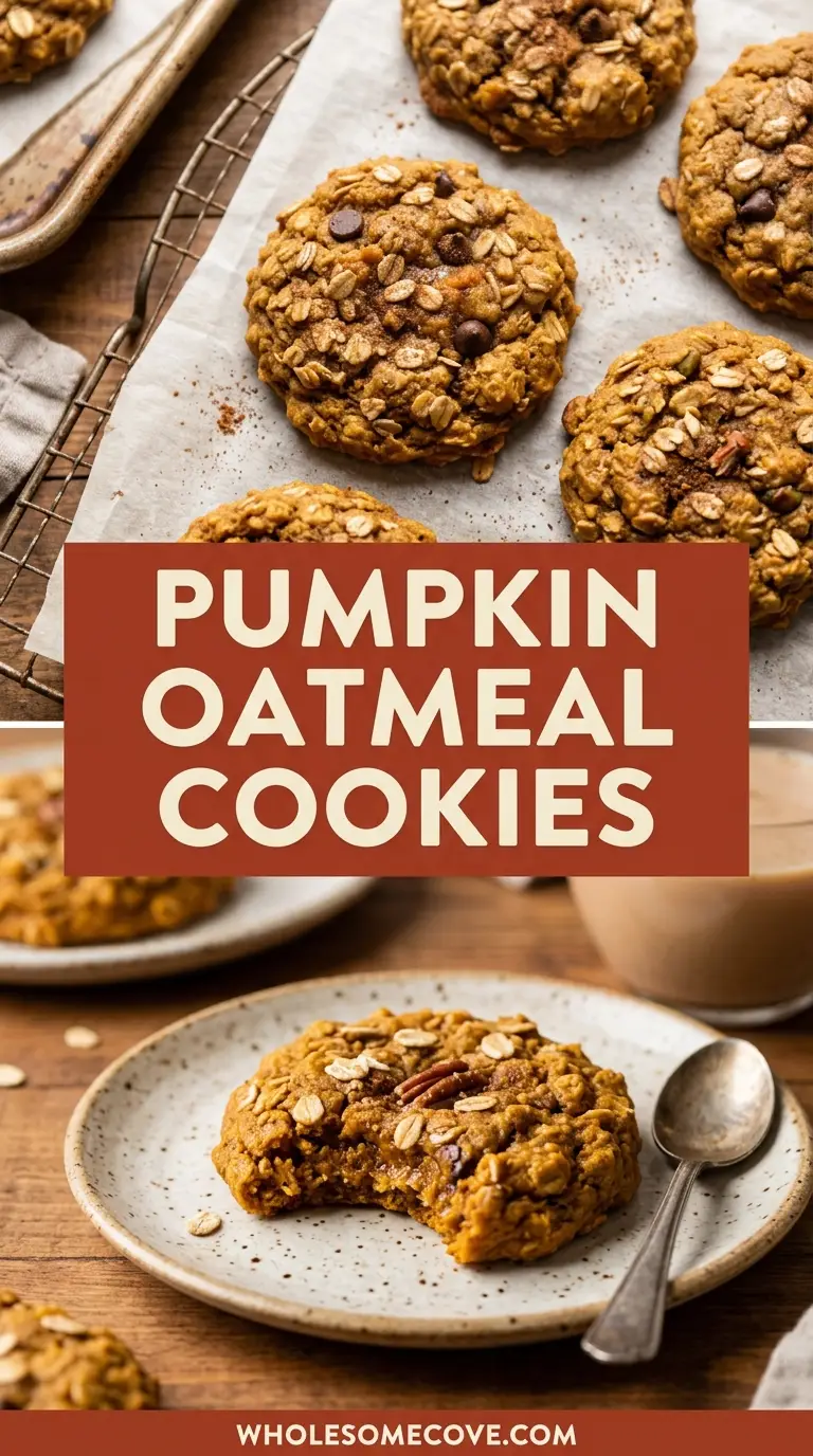 Pumpkin Oatmeal Cookies Recipe