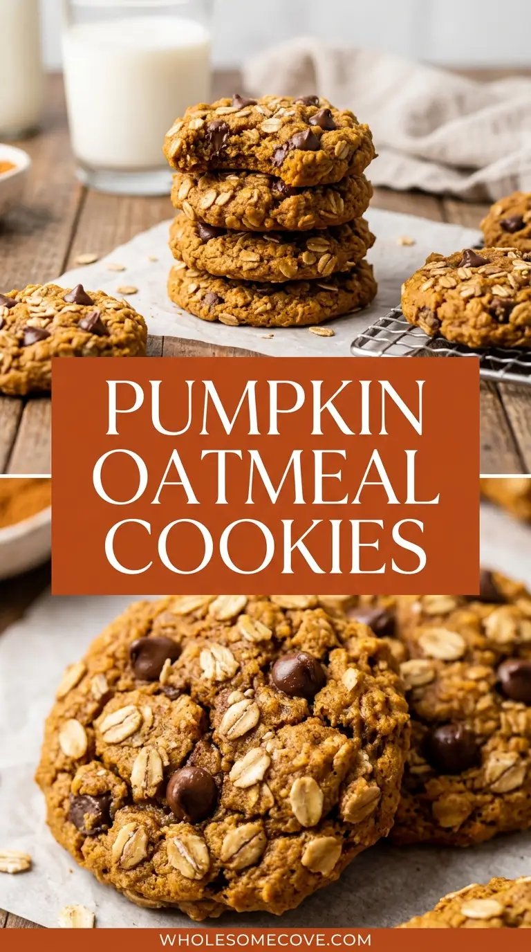 Pumpkin Oatmeal Cookies Recipe