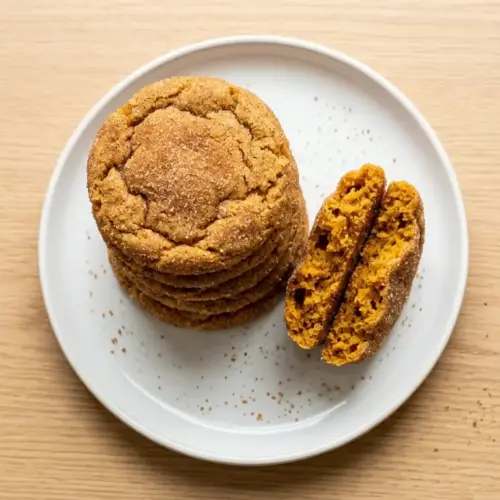 Pumpkin Snickerdoodle Cookies Recipe