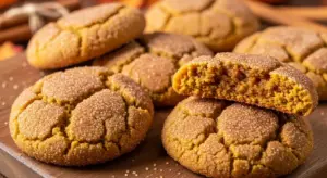 Pumpkin Snickerdoodle Cookies Recipe