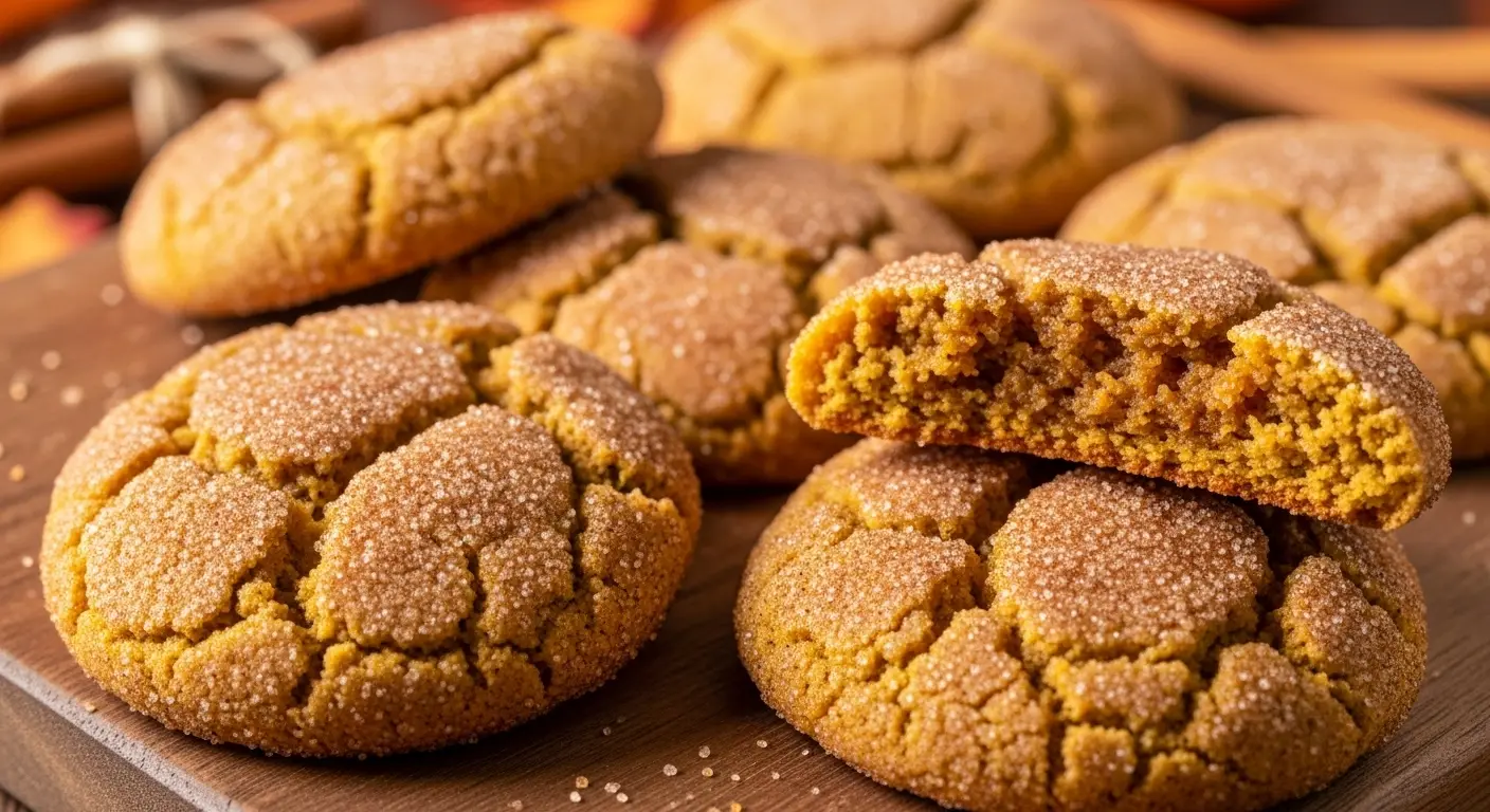 Pumpkin Snickerdoodle Cookies Recipe