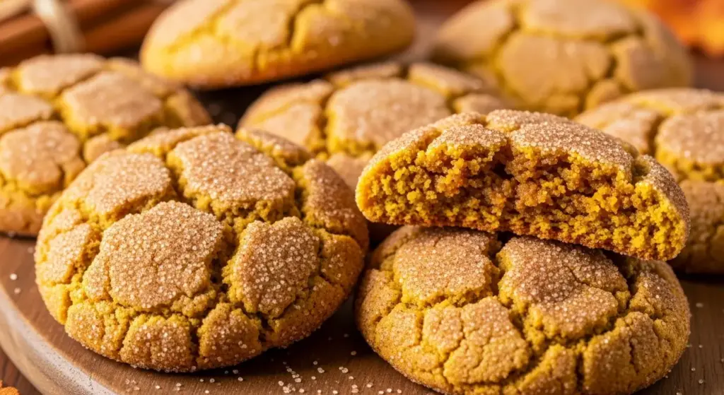 Pumpkin Snickerdoodle Cookies Recipe