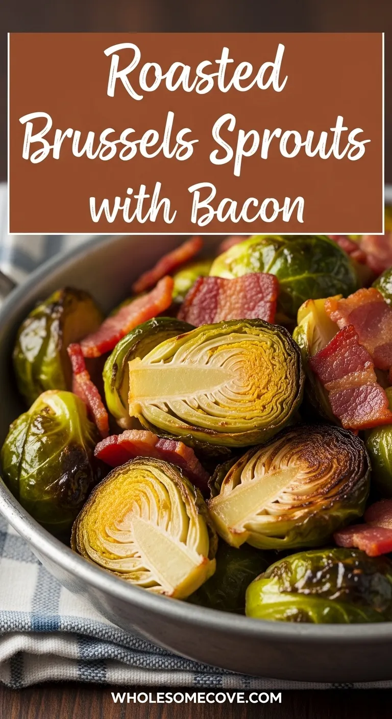 Roasted Brussels Sprouts with Bacon Recipe | Fast & Crispy Perfection