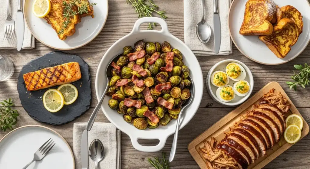 Roasted Brussels Sprouts with Bacon Recipe: Easy Side Dish for Family Dinners