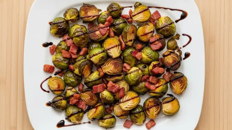 Roasted Brussels Sprouts with Bacon Recipe