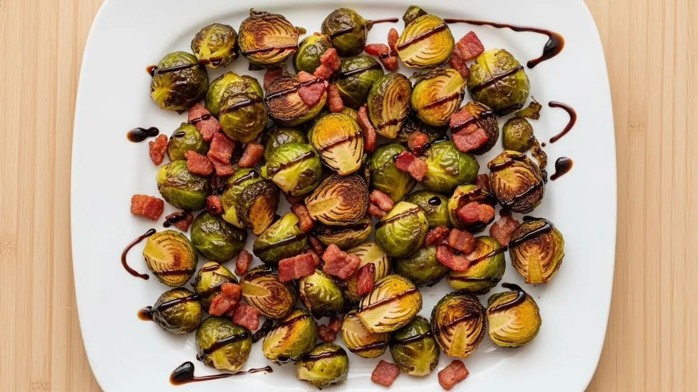 Roasted Brussels Sprouts with Bacon Recipe