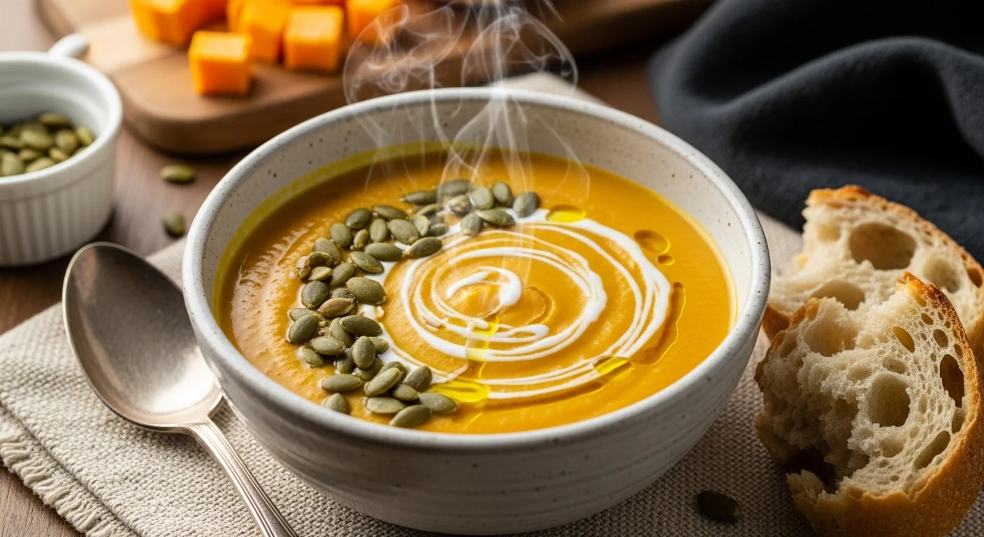 Roasted Butternut Squash Soup Recipe: Cozy Fall Comfort in a Bowl