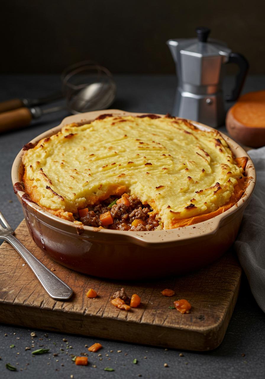 Shepherd’s Pie with Sweet Potato Topping Shepherd’s Pie with Sweet Potato Topping