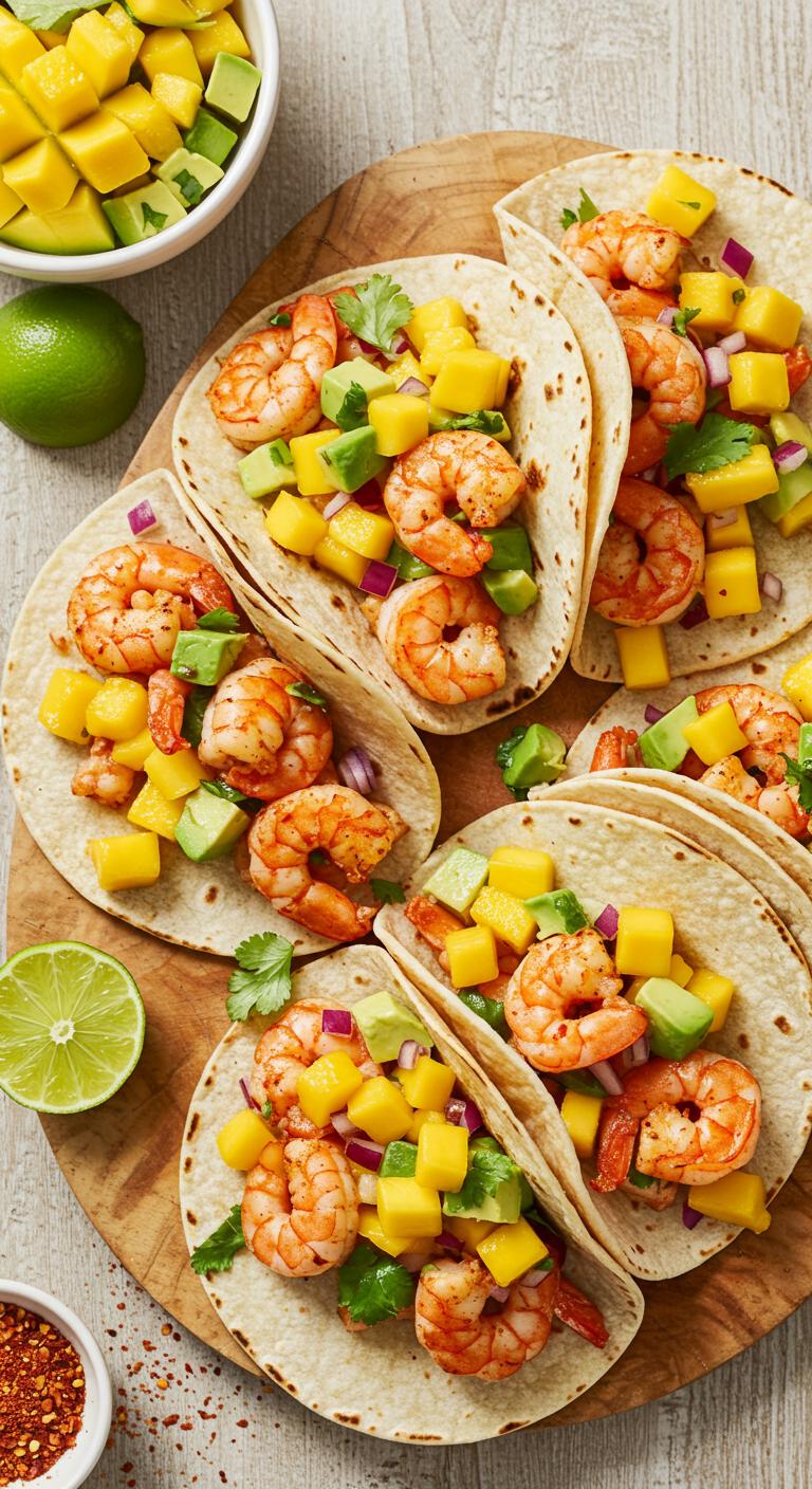 Shrimp Tacos with Mango Salsa Recipe Shrimp Tacos with Mango Salsa Recipe
