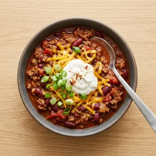 Slow Cooker Chili Recipe