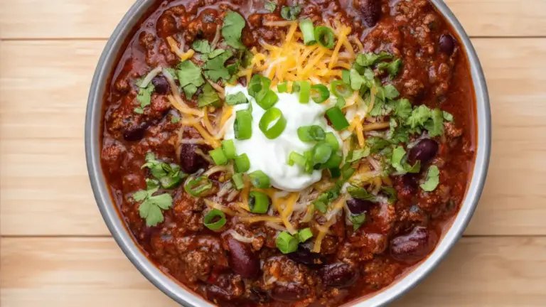 Slow Cooker Chili Recipe