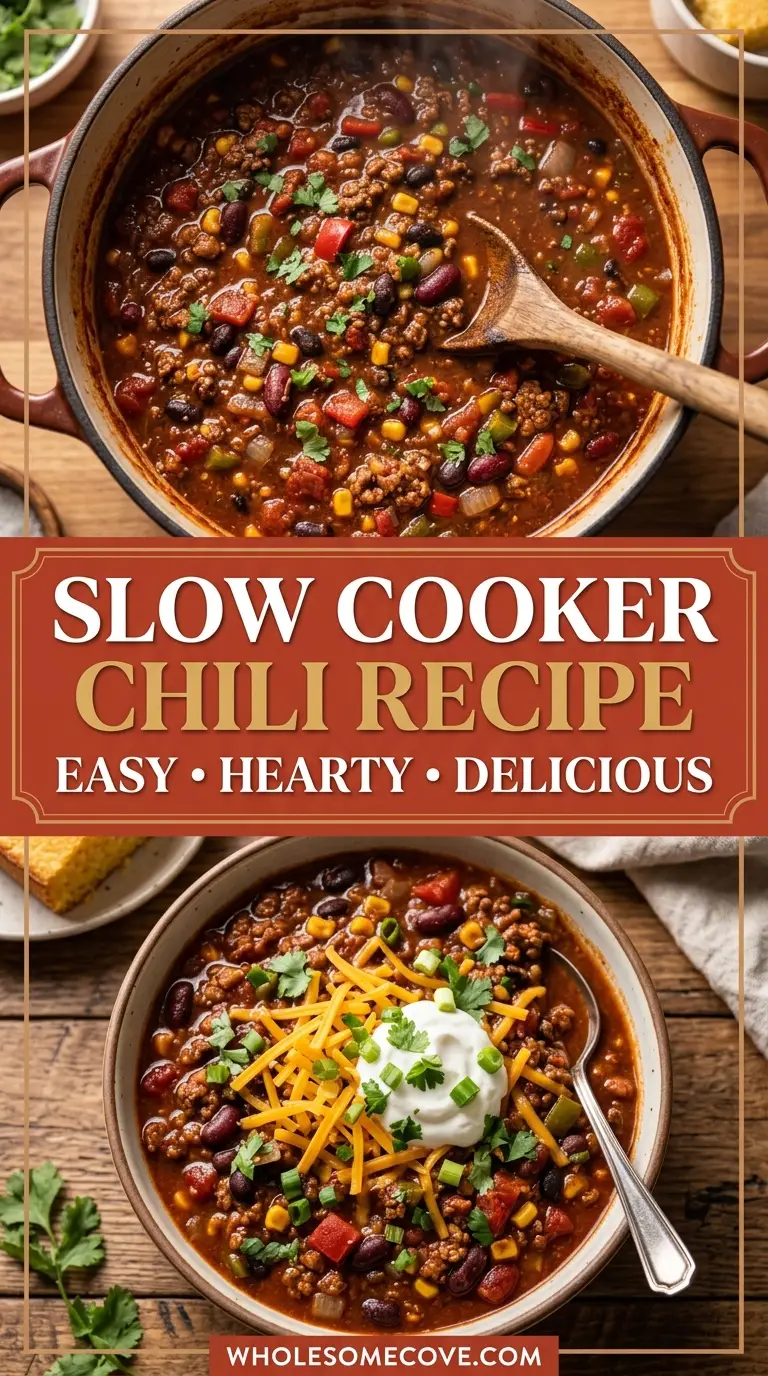 Slow Cooker Chili Recipe