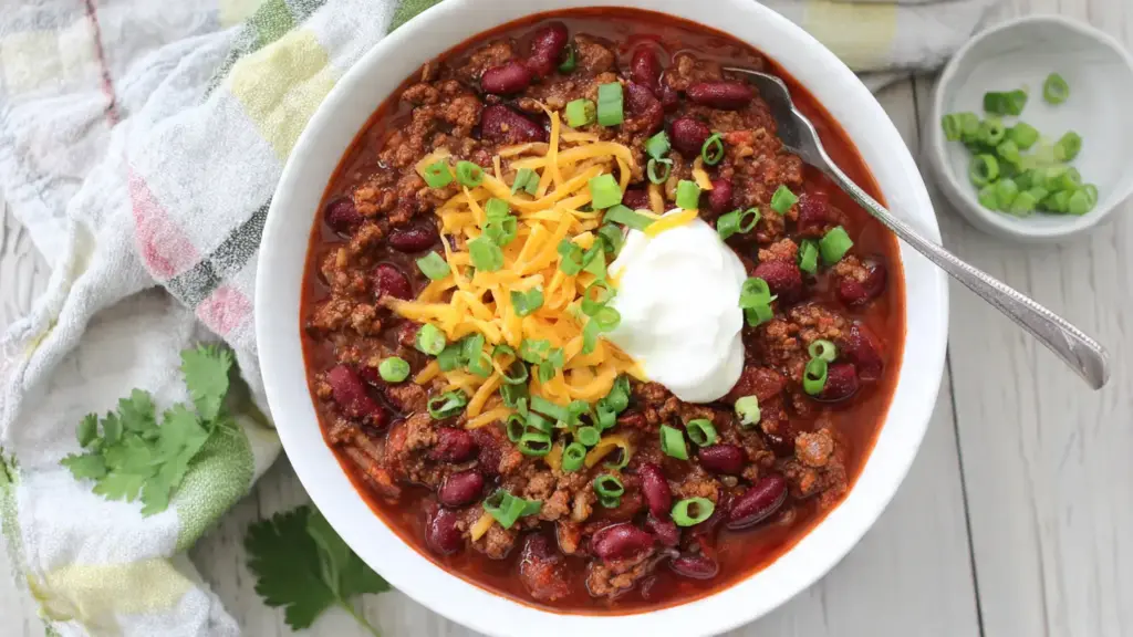 Slow Cooker Chili Recipe