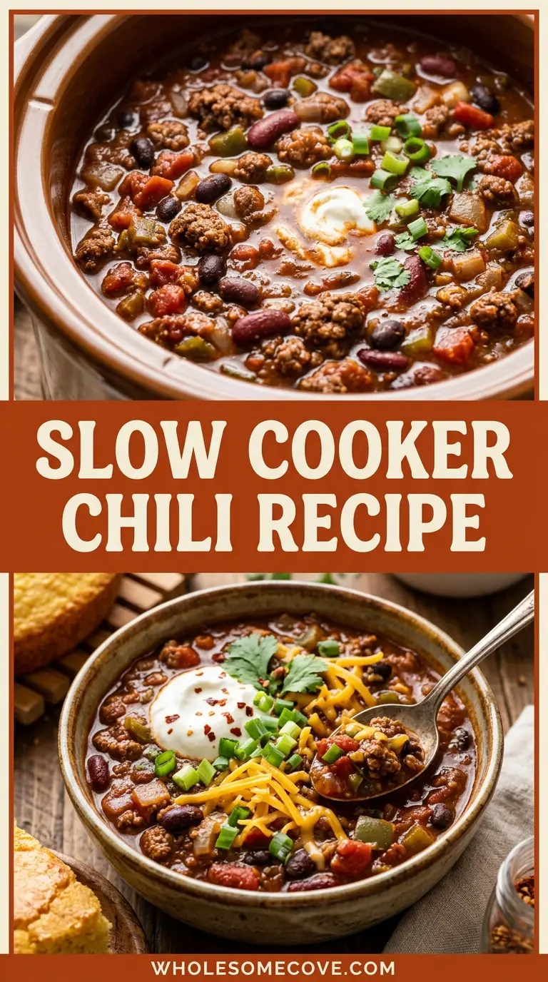 Slow Cooker Chili Recipe