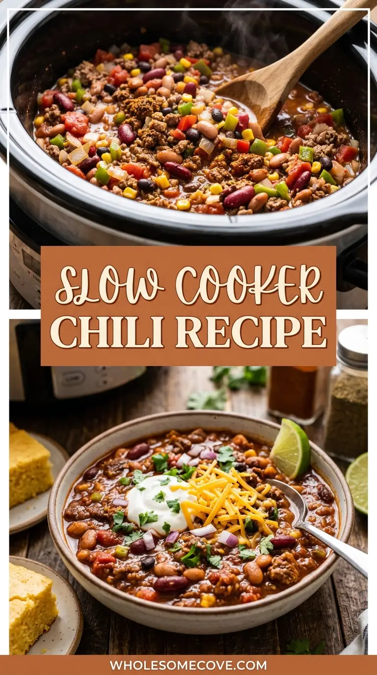 Slow Cooker Chili Recipe