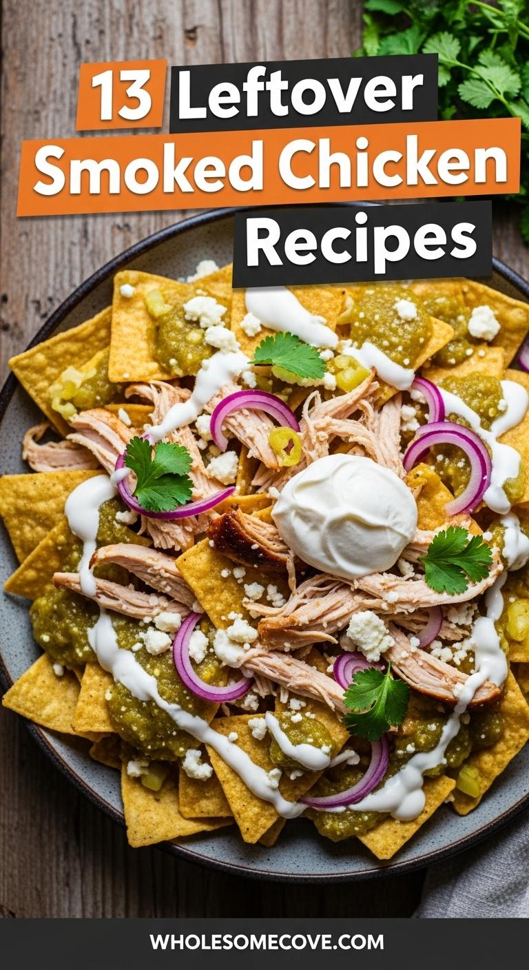 Smoked Chicken Chilaquiles Smoked Chicken Chilaquiles