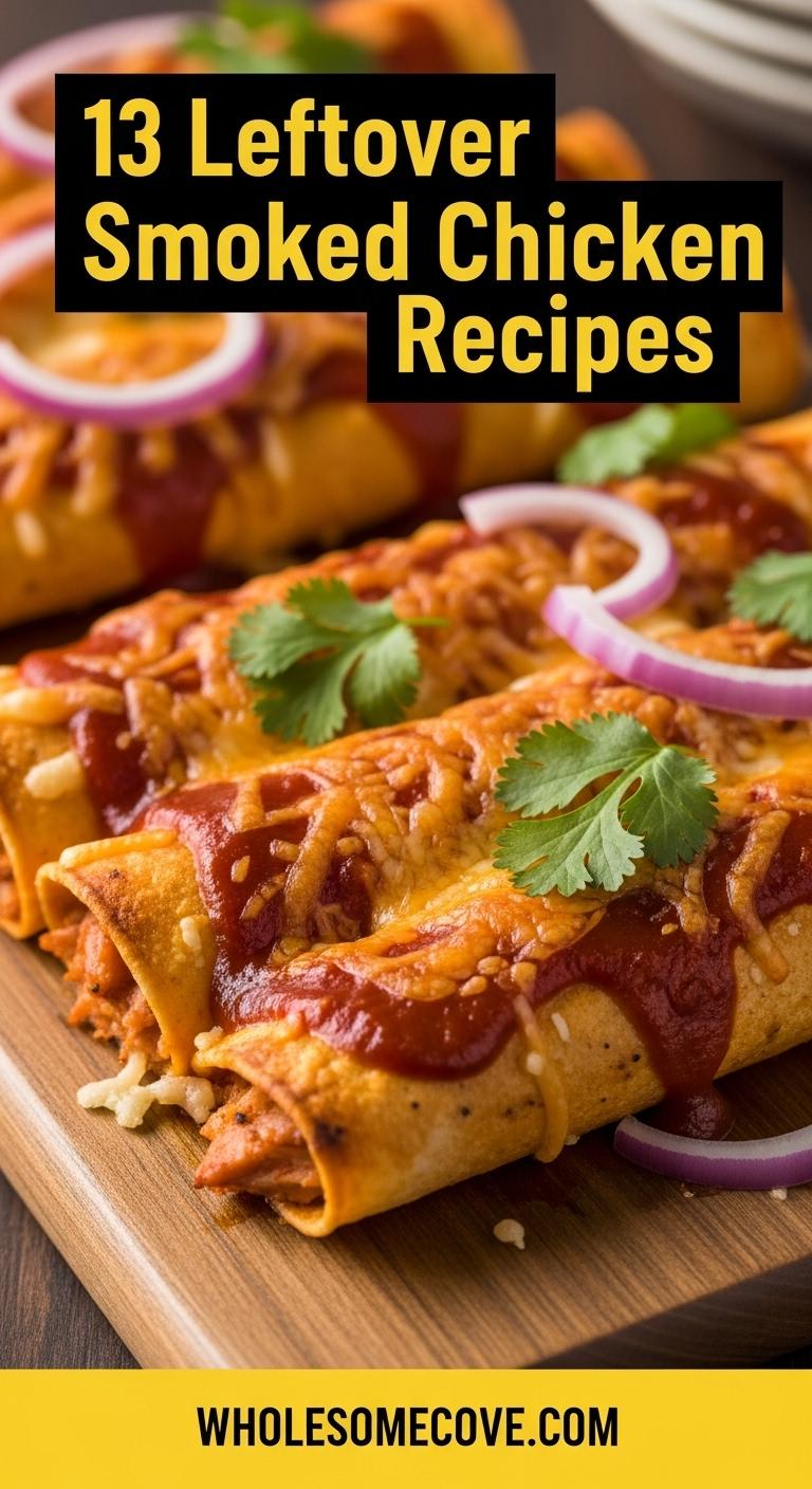 Smoked Chicken Enchiladas Smoked Chicken Enchiladas