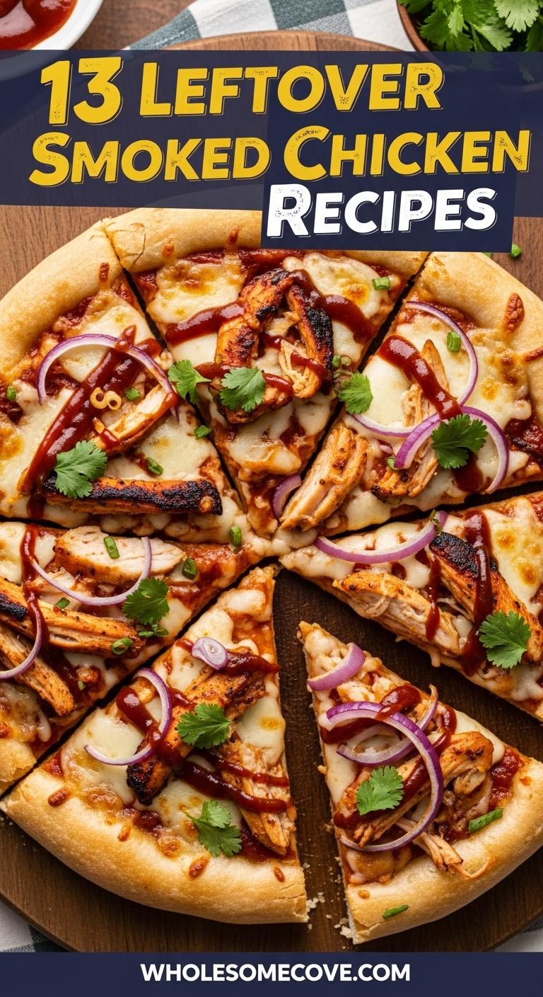 Smoked Chicken Pizza Smoked Chicken Pizza