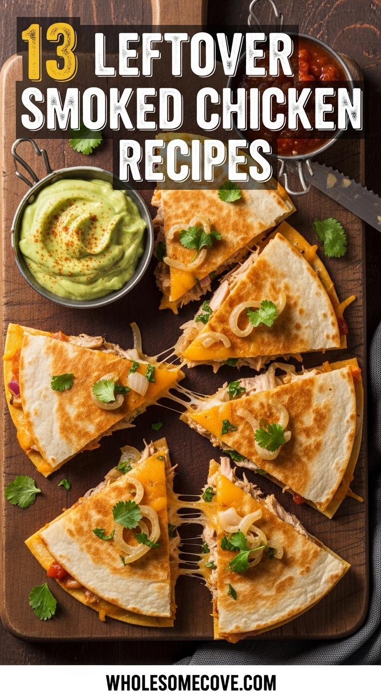 Smoked Chicken Quesadillas Smoked Chicken Quesadillas