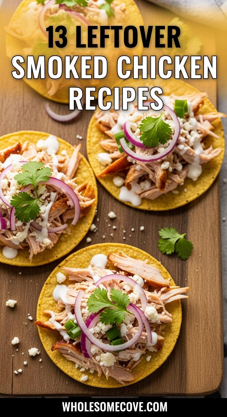 Smoked Chicken Tostadas Smoked Chicken Tostadas