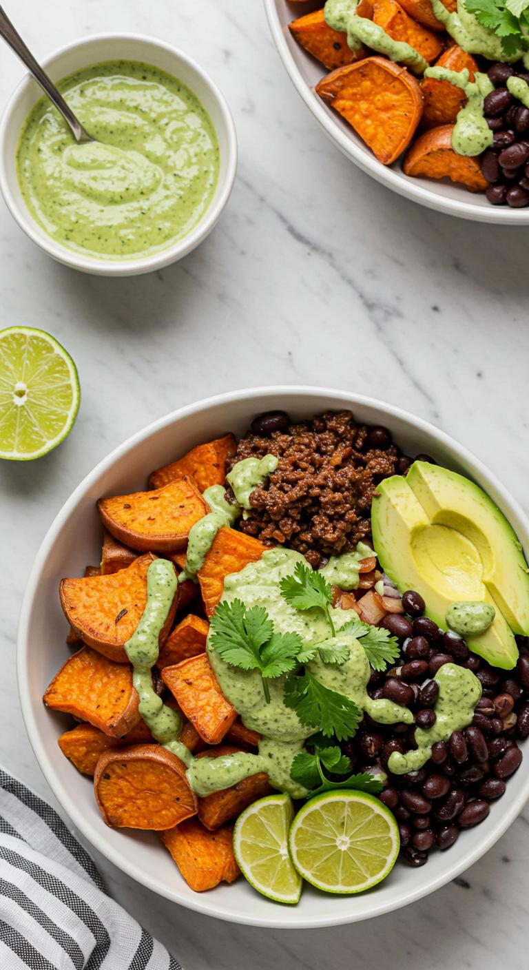 Sweet Potato and Black Bean Bowls