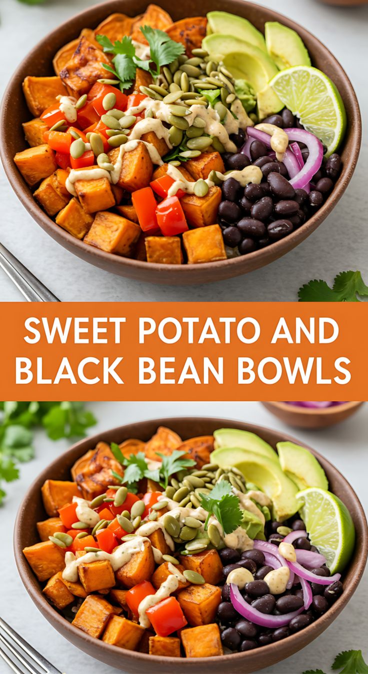 Sweet Potato and Black Bean Bowls Recipe Sweet Potato and Black Bean Bowls Recipe