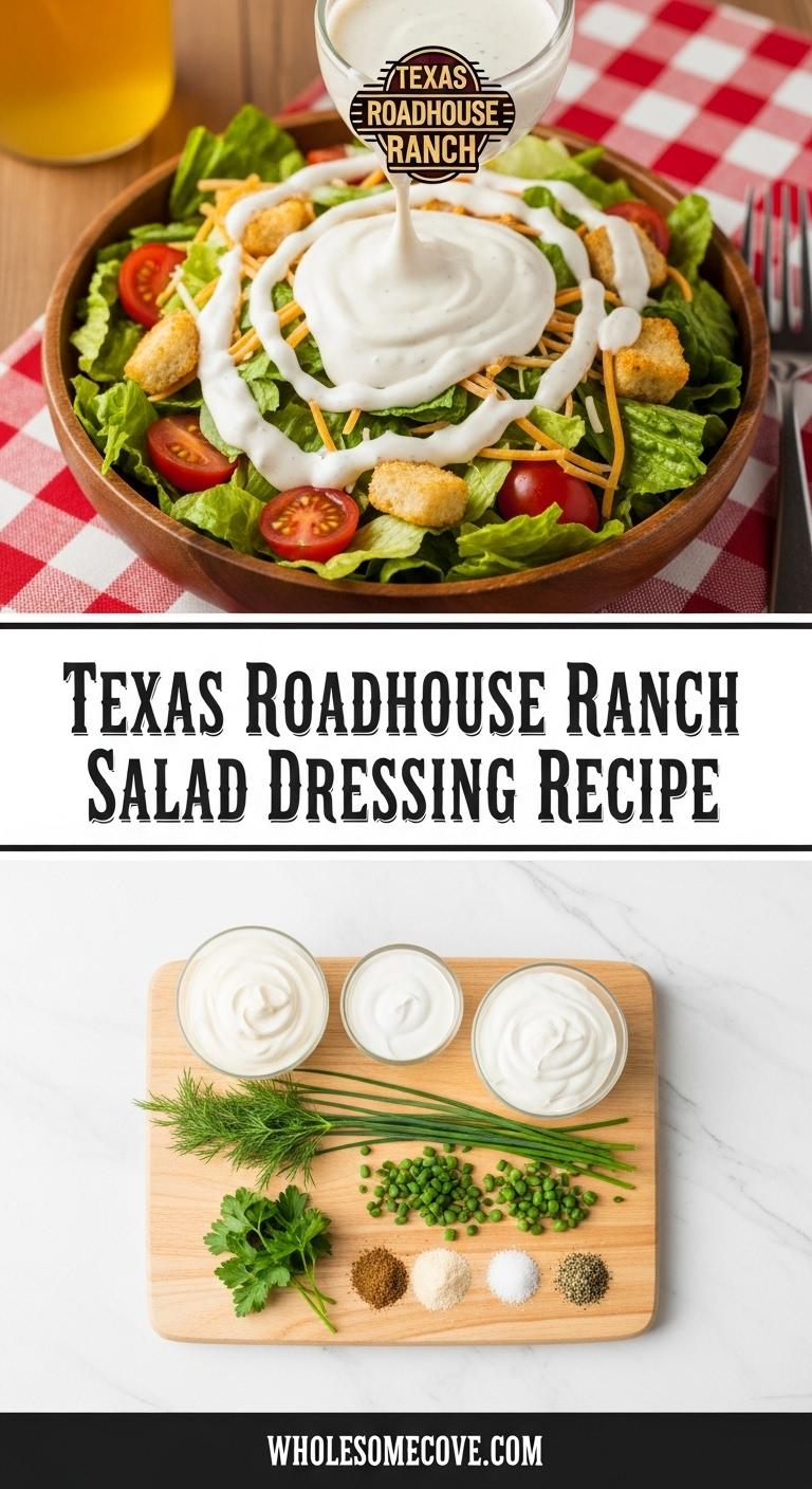 Texas Roadhouse Ranch Salad Dressing Recipe – Fresh & Flavorful Texas Roadhouse Ranch Salad Dressing Recipe – Fresh & Flavorful
