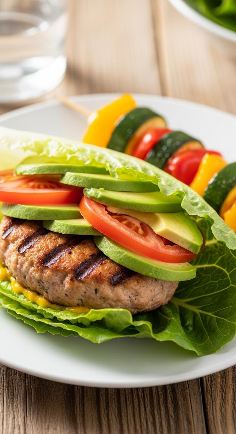 Turkey Burger Lettuce Wraps Turkey Burger Lettuce Wraps
