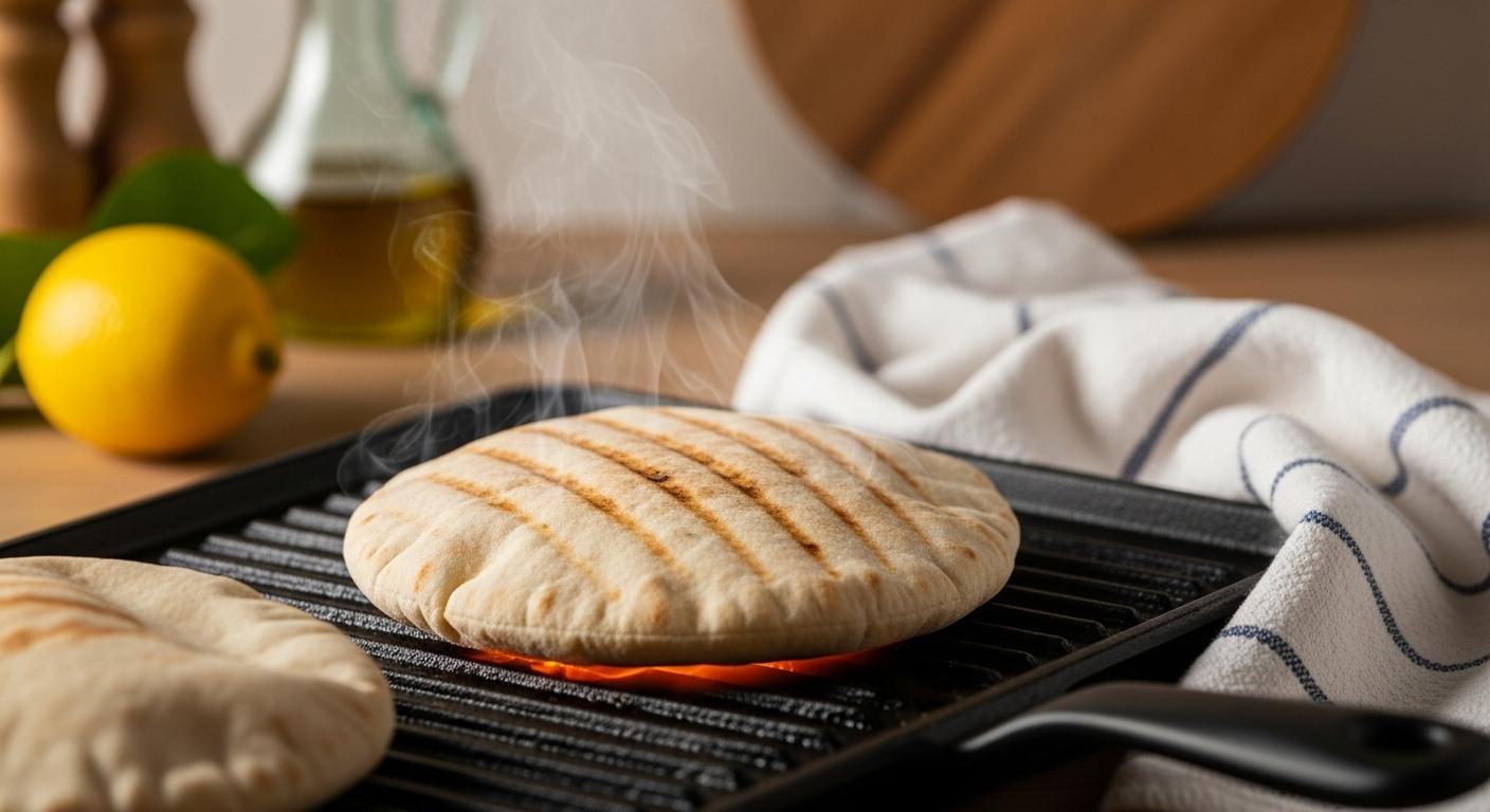 Warm the Pita Bread Warm the Pita Bread