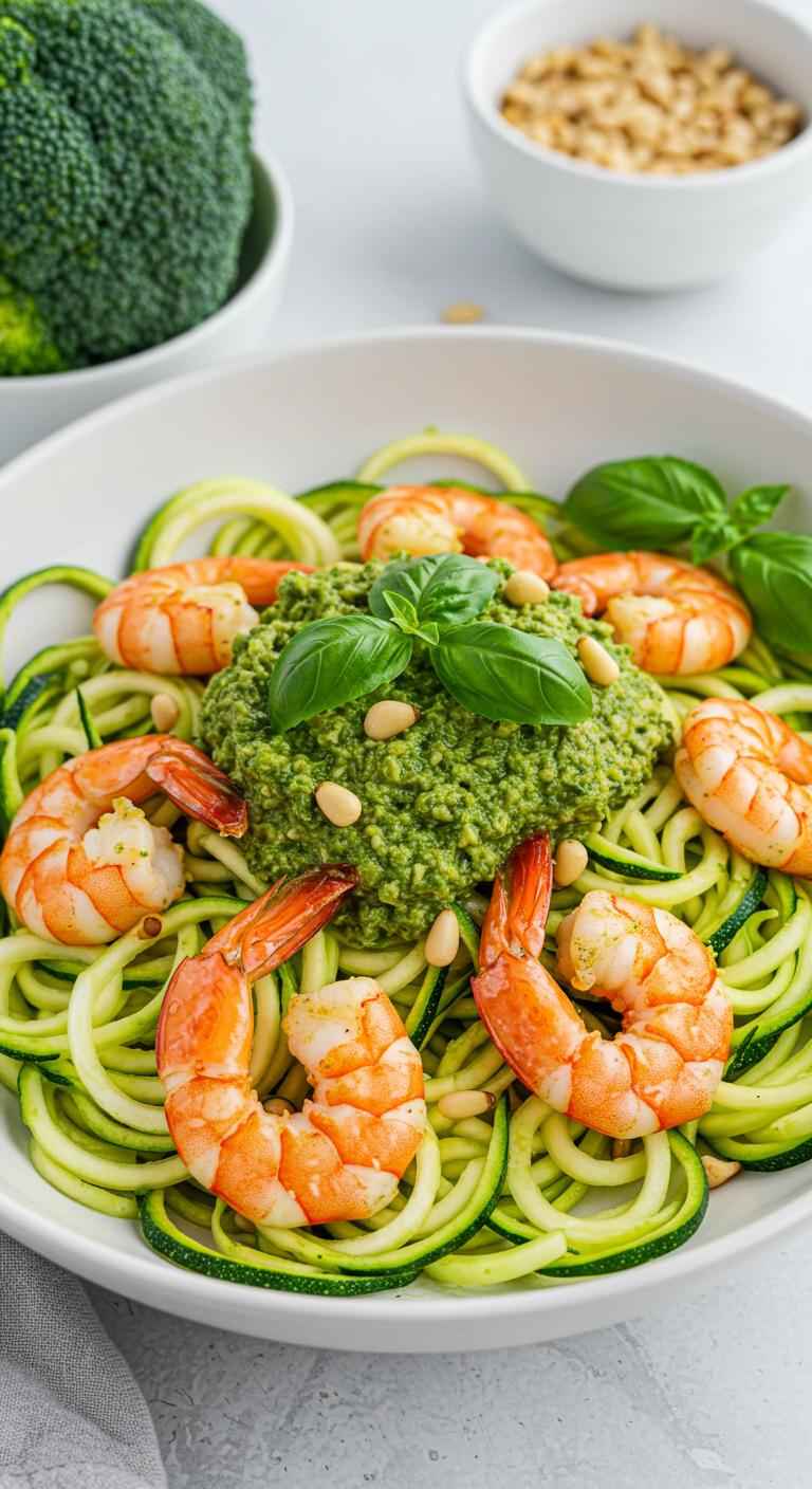 Zucchini Noodles with Pesto Zucchini Noodles with Pesto