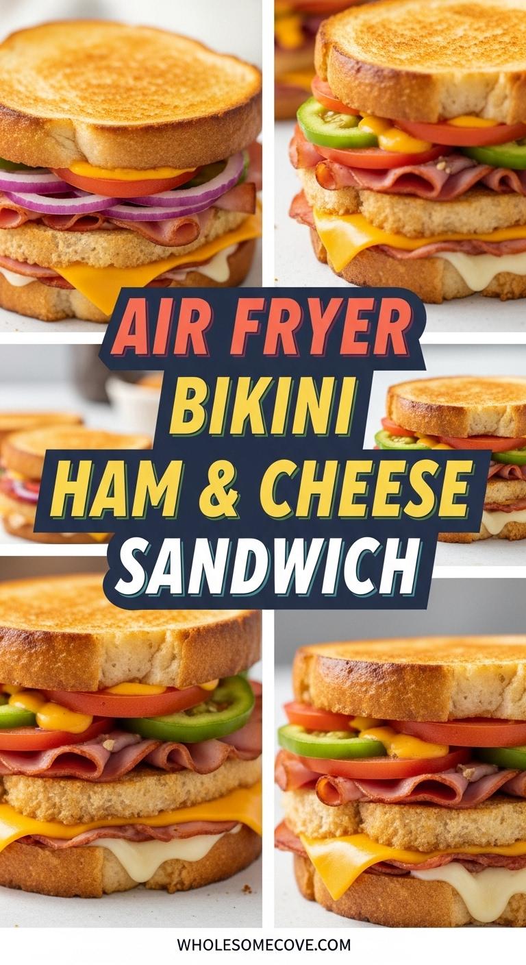 Air Fryer Bikini Ham & Cheese Sandwich Recipe – Easy Weeknight Meal Air Fryer Bikini Ham & Cheese Sandwich Recipe – Easy Weeknight Meal