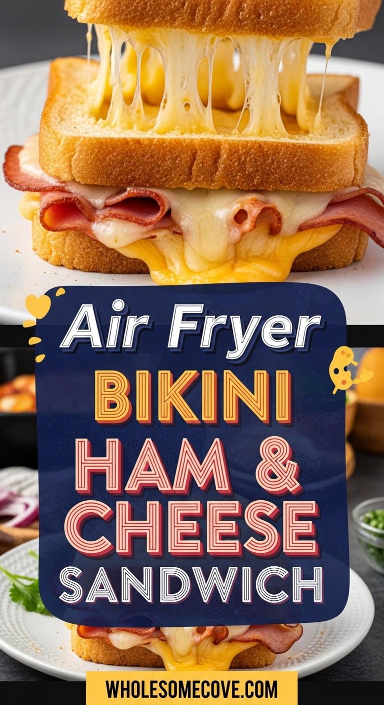 Air Fryer Bikini Ham & Cheese Sandwich Recipe - Crispy & Delicious Air Fryer Bikini Ham & Cheese Sandwich Recipe - Crispy & Delicious