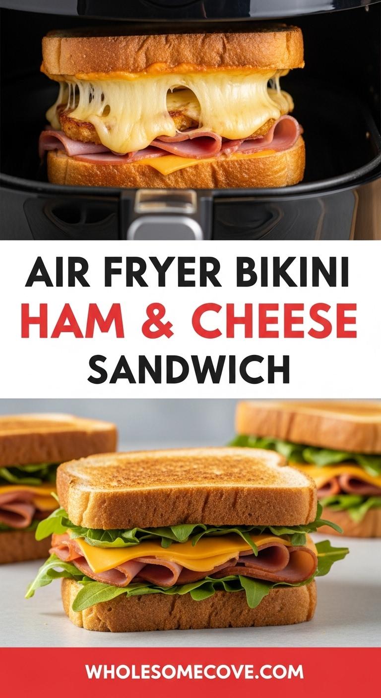 Air Fryer Bikini Ham & Cheese Sandwich Recipe - 5-Minute Meal Hack Air Fryer Bikini Ham & Cheese Sandwich Recipe - 5-Minute Meal Hack
