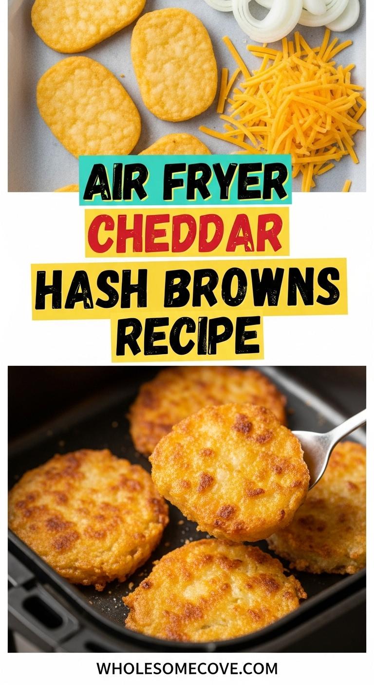 Air Fryer Cheddar Hash Browns Recipe – Easy & Cheesy! Air Fryer Cheddar Hash Browns Recipe – Easy & Cheesy!